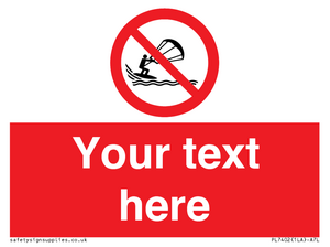 Custom No kite surfing